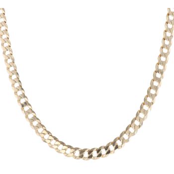 9ct Yellow Gold Curb Chain 18"