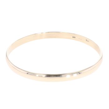 9ct Yellow Gold Plain Bangle
