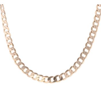 9ct Yellow Gold Curb Chain 20"