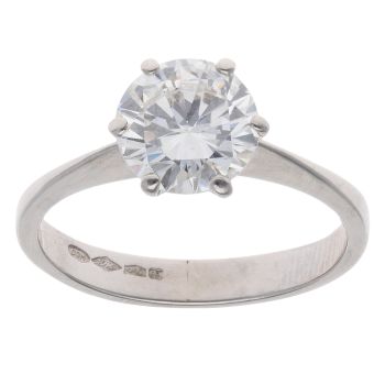 Platinum 1.50ct Brilliant Cut Diamond Solitaire Ring