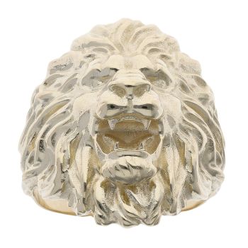 14ct Yellow Gold Lion Signet Ring
