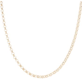 9ct Yellow Gold Belcher Chain 18"