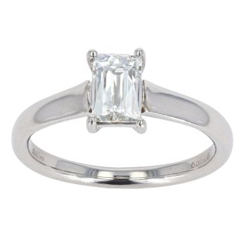 Platinum 0.76cts Tycoon Cut Diamond Solitaire Ring