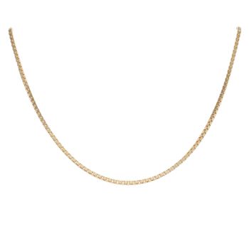 9ct Yellow Gold Box Chain 16"