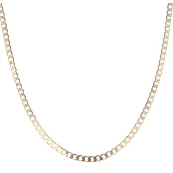 9ct Yellow Gold Curb Chain 20"