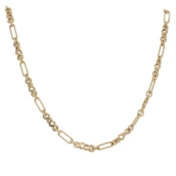9ct Yellow Gold Fancy Chain 18"