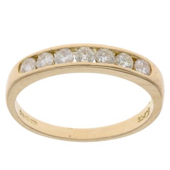 18ct Yellow Gold 0.50ct Diamond Eternity Ring