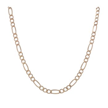 9ct Yellow Gold Figaro Chain 32"