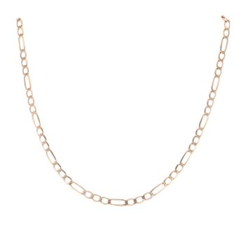 9ct Yellow Gold Figaro Chain 18"