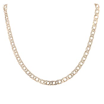 9ct Yellow Gold Curb Chain 18"