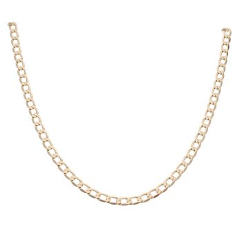 9ct Yellow Gold Curb Chain 20"