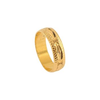 22ct Yellow Gold Ring With texture