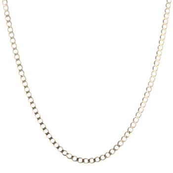 9ct Yellow Gold Curb Chain 16"