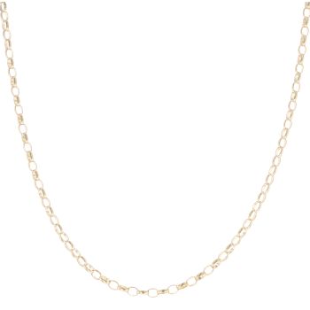 9ct Yellow Gold Belcher Chain 18"