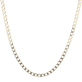 9ct Yellow Gold Curb Chain 20"