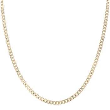 9ct Yellow Gold Curb Chain 18"