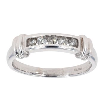 9ct White Gold 0.25ct Diamond Eternity Ring