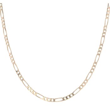 9ct Yellow Gold Figaro Chain 24"