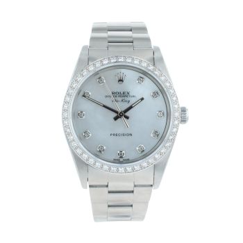 Rolex Custom Air-King Pre Owned Watch Ref 14010