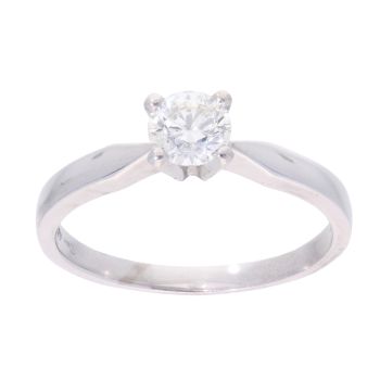 18ct White Gold 0.50ct Diamond Solitaire Ring