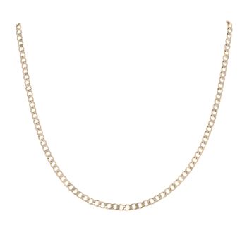 9ct Yellow Gold Curb Chain 16"