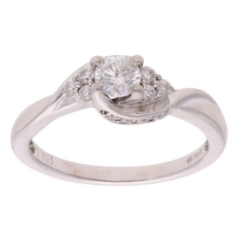 18ct White Gold 0.50ct Diamond Solitaire Ring