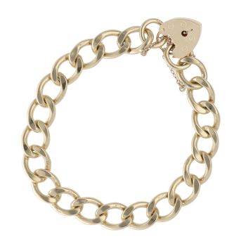 9ct Yellow Gold Charm Bracelet 7.5"