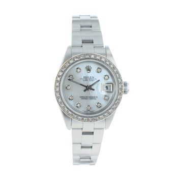 Rolex Custom Oyster Perpetual Date Pre Owned Watch Ref 79160