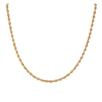9ct Yellow Gold Rope Chain 24"