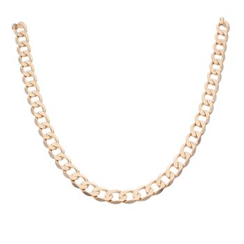 9ct Yellow Gold Curb Chain 20"