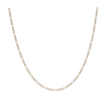 9ct Yellow Gold Figaro Chain 18"