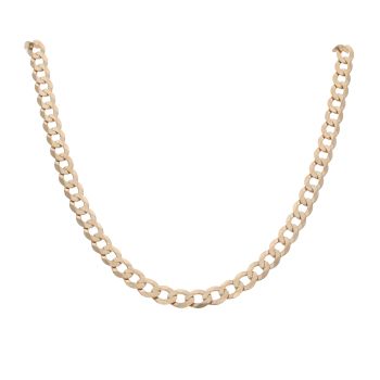 9ct Yellow Gold Curb Chain 20"