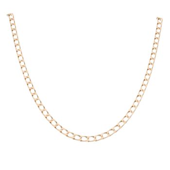 9ct Yellow Gold Curb Chain 20"