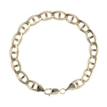 9ct Yellow Gold Anchor Bracelet 9.5"