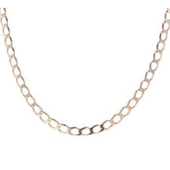 9ct Yellow Gold Curb Chain 28"