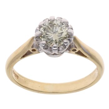 18ct Yellow Gold 0.75ct Brilliant Cut Diamond Solitaire Ring
