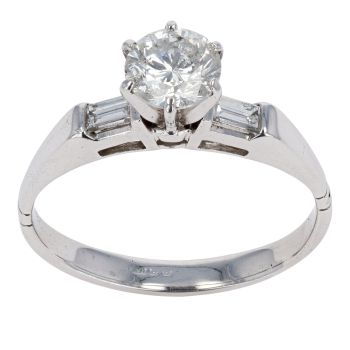 18ct White Gold 1.20ct Diamond Solitaire Ring