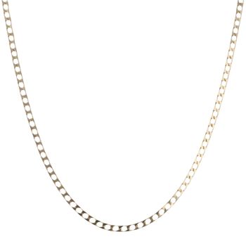 9ct Yellow Gold Curb Chain 28"