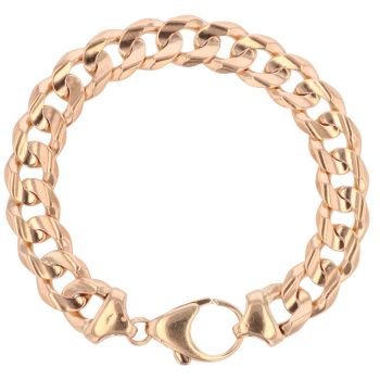 9ct Yellow Gold Curb Bracelet 8.5"