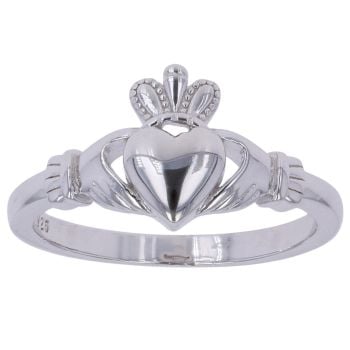 Silver Claddagh Ring By Icesia