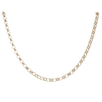 9ct Yellow Gold Belcher Chain 18"