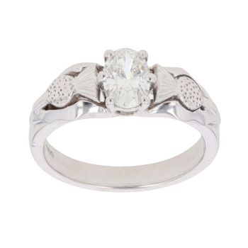 18ct White Gold 0.50ct Diamond Solitaire Ring