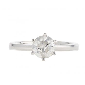 18ct White Gold 1.13ct Diamond Solitaire Ring