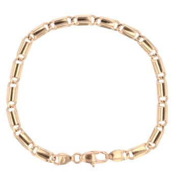 9ct Yellow Gold Fancy Bracelet 7.5"