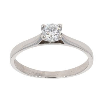Platinum 0.40ct Diamond Solitaire Ring