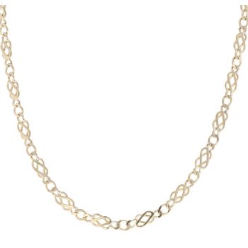 9ct Yellow Gold Celtic Chain 22"