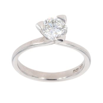 Platinum Brilliant Cut 1.00ct Diamond Solitaire Ring
