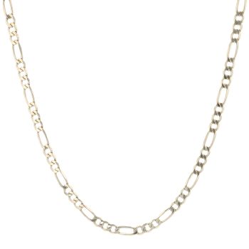 9ct Yellow Gold Figaro Chain 24"