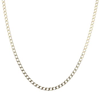 9ct Yellow Gold Curb Chain 20"