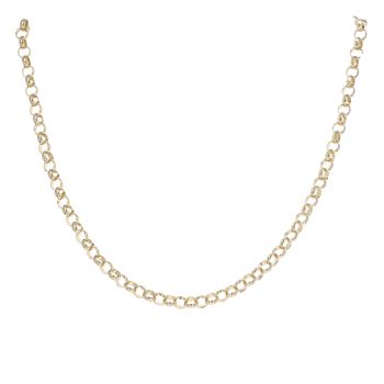 9ct Yellow Gold Round Belcher Chain 30"